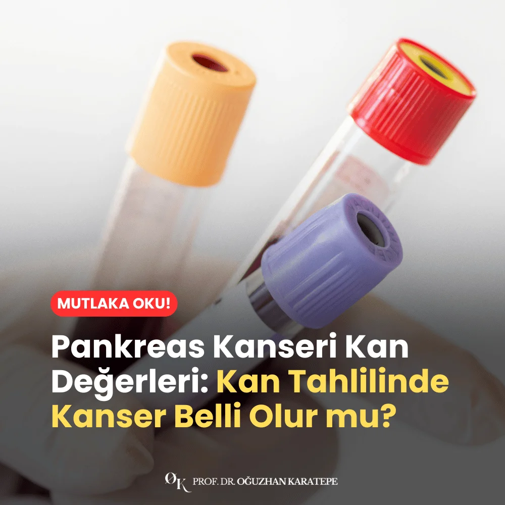 Pankreas Kanseri Kan Değerleri Kan Tahlilinde Kanser Belli Olur mu?